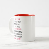 Tasse 2 Couleurs I came I saw I Forgot Funny (Devant gauche)