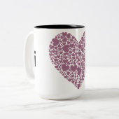 Tasse 2 Couleurs I coeur (Devant gauche)