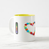 Tasse 2 Couleurs I coeur Frappuccinos (Devant gauche)