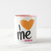 Tasse 2 Couleurs I coeur j'orange (Centre)