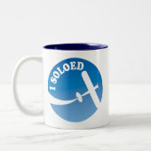 Tasse 2 Couleurs I graphique de Soloed et d'avion (Gauche)
