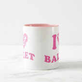Tasse 2 Couleurs I Heart Ballet (Centre)