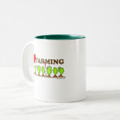 Tasse 2 Couleurs I Heart Farming (Devant gauche)