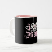 Tasse 2 Couleurs I Heart Maman Rose (Devant gauche)