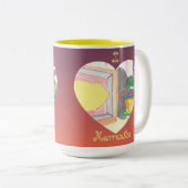 Tasse 2 Couleurs I Heart Marranitos (Devant droit)