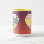 Tasse 2 Couleurs I Heart Marranitos (Centre)