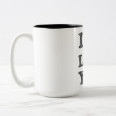 Tasse 2 Couleurs I le beignet vous aiment (Gauche)