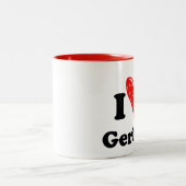 Tasse 2 Couleurs I love Gerbils (Centre)