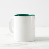 Tasse 2 Couleurs I love Ghana (Devant gauche)