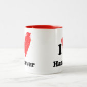Tasse 2 Couleurs I Love Hanovre (Centre)