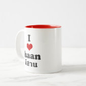 Tasse 2 Couleurs I Love Isaan Thailand (Devant gauche)