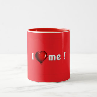 Tasse 2 Couleurs I Love Me - Confiance en une Coupe