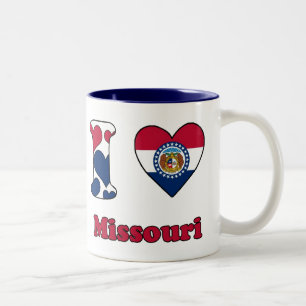Tasse 2 Couleurs I love Missouri