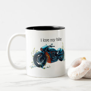 Tasse 2 Couleurs I Love My Bike : Futuristic Motorcycle Conception