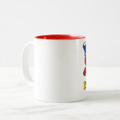 Tasse 2 Couleurs I Love Philippines (Devant gauche)