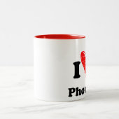 Tasse 2 Couleurs I love Phoenix (Centre)