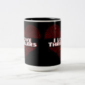 Tasse 2 Couleurs I Love Thrillers Black (Centre)