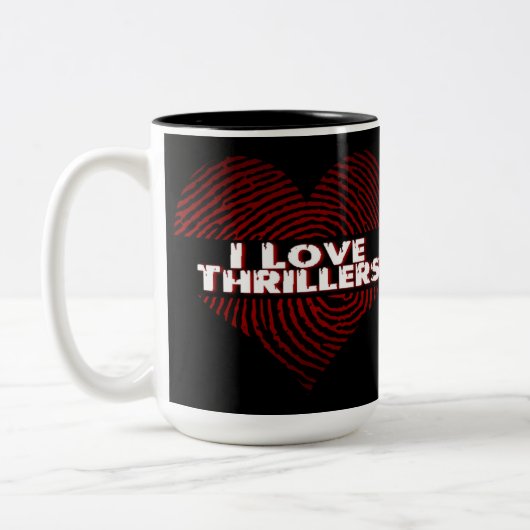 Tasse 2 Couleurs I Love Thrillers Black (Gauche)