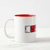 Tasse 2 Couleurs I Love You - Tableau Périodique (Gauche)