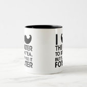 Tasse 2 Couleurs I Mustache You a question, Mustache humour cadeau (Centre)