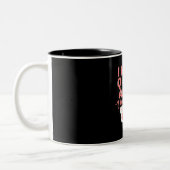 Tasse 2 Couleurs I Never Quilt Alone (Gauche)