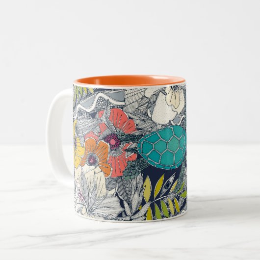 Tasse 2 Couleurs I see Hawaii dark lapis (Devant gauche)