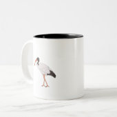 Tasse 2 Couleurs Ibis Bin Chicken Bird (Devant gauche)