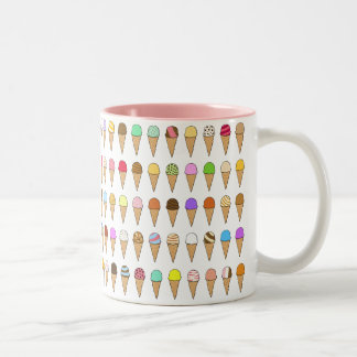 Tasse 2 Couleurs "Ice Creams of Many Flavors" Pattern
