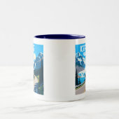 Tasse 2 Couleurs Icefields Parkway Alberta Paysage du Canada (Centre)