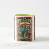 Tasse 2 Couleurs Icône de la Pentecôte celtique (Centre)