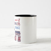 Tasse 2 Couleurs Icônes de Paris (Centre)