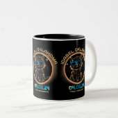 Tasse 2 Couleurs Idabel Oklahoma Total Solar Eclipse 2024 Amoureux  (Devant droit)