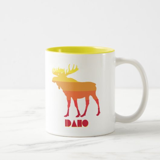 Tasse 2 Couleurs Idaho Moose (Droit)