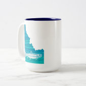 Tasse 2 Couleurs Idaho Wave Fishing (Devant gauche)