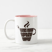 Tasse 2 Couleurs Ideas Come After Coffee – Trendy Vertical (Gauche)