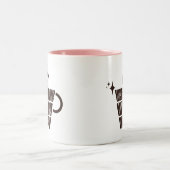 Tasse 2 Couleurs Ideas Come After Coffee – Trendy Vertical (Centre)