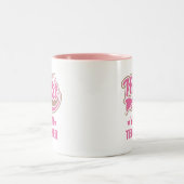 Tasse 2 Couleurs Idée de cadeau pour des femmes de professeur de (Centre)