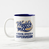 Tasse 2 Couleurs Idée de cadeau pour le surveillant d'effets de (Gauche)