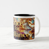 Tasse 2 Couleurs "Idées chatoyantes" (Devant droit)