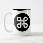 Tasse 2 Couleurs Idéologie d'Apple Mac de commande (Gauche)