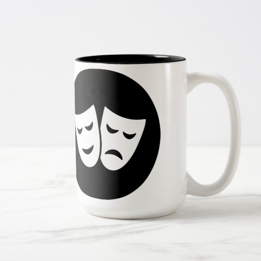 Tasse 2 Couleurs Idéologie de drame (Droit)