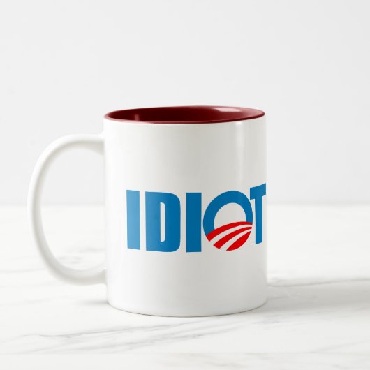 TASSE 2 COULEURS IDIOT (Gauche)