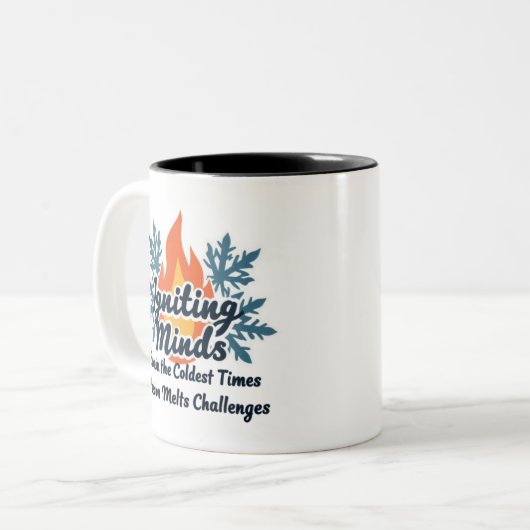 Tasse 2 Couleurs Igniting Minds Inspirational Winter Passion (Devant gauche)