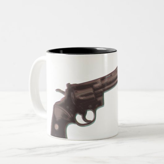 Tasse 2 Couleurs Il effiloche Colt Python (Devant gauche)