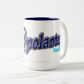 Tasse 2 Couleurs Il effiloche de déjeuner (Devant droit)