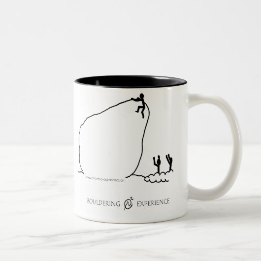 Tasse 2 Couleurs Il effiloche Escalade libre (Droit)