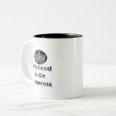 Tasse 2 Couleurs Il est bon d'être impératrice (Devant gauche)