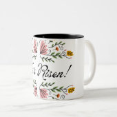 Tasse 2 Couleurs Il est ressuscité Pâques (Devant droit)