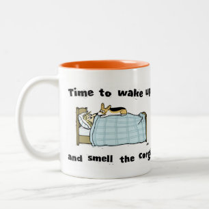 Tasse 2 Couleurs Il est temps de se réveiller et de sentir le cari
