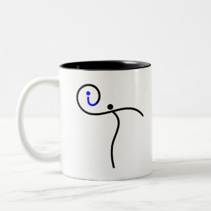 Tasse 2 Couleurs il Logo, 01 Black/Blue.